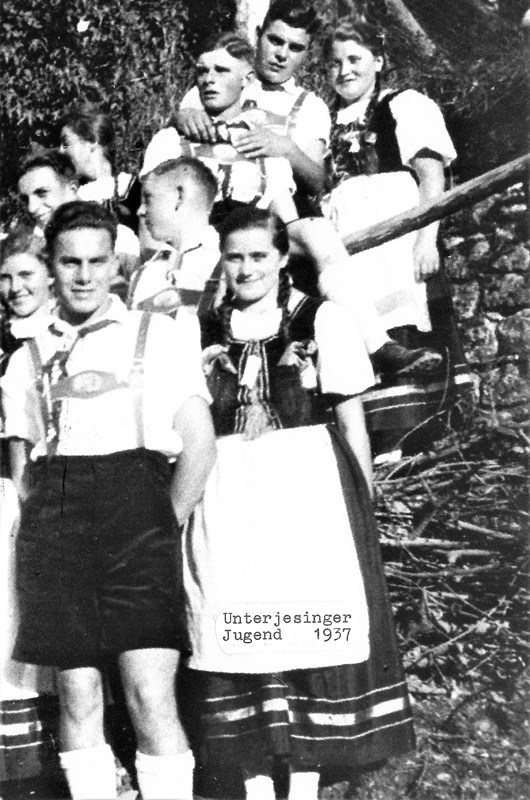 Unterjesinger Jugend 1937